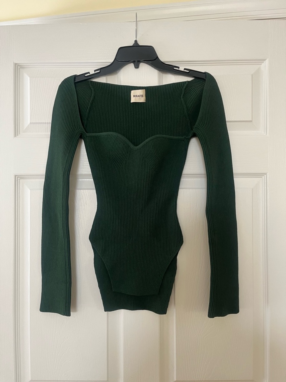 Khaite green Maddy top size XS